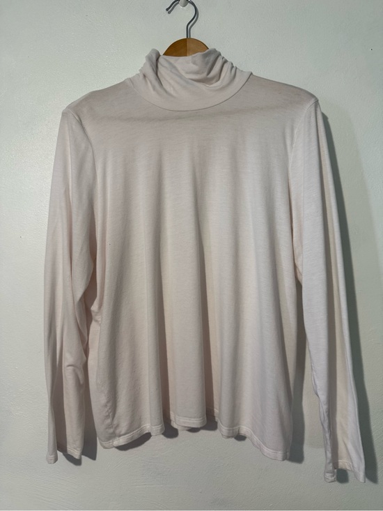 Eileen Fisher Tops - Eileen Fisher Light Pink Long Sleeve Turtleneck Tee